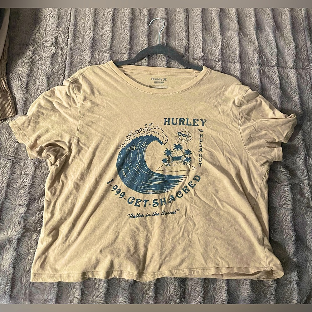 1-999-Get-Shacked Cotton Cropped Surfer T-Shirt